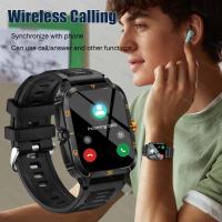Reloj inteligente, llamadas/marcación inalámbricas, modo multideporte, recordatorio y rechazo de llamadas, recordatorio de SMS, para iPhone/Andriod - details 0