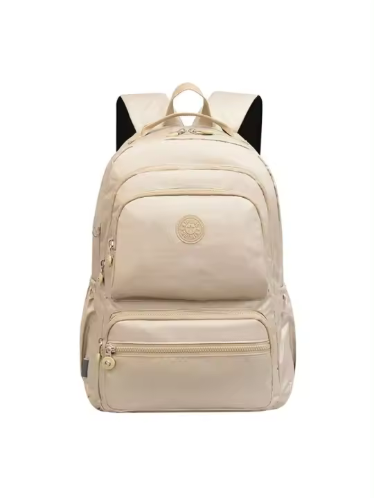 Mochila impermeable de nailon para mujer, mochila de hombro para adolescentes, mochila escolar diaria. - 1
