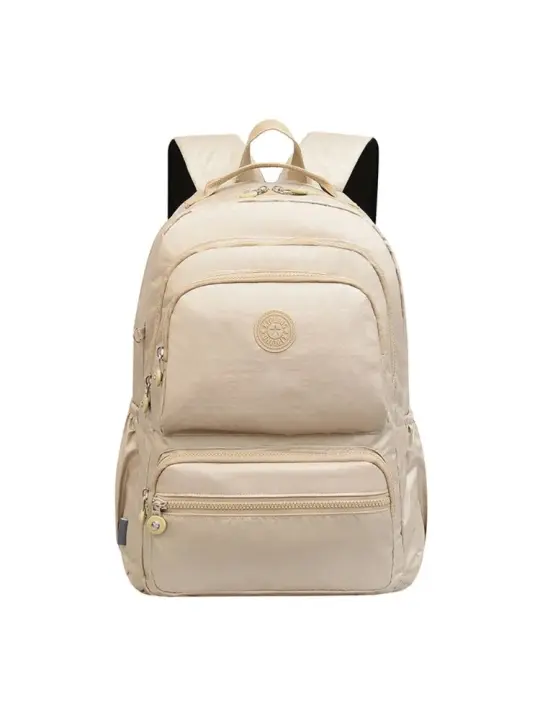 Mochila impermeable de nailon para mujer, mochila de hombro para adolescentes, mochila escolar diaria. - 1