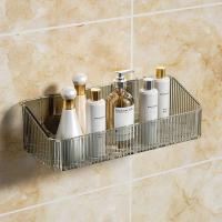 Soporte de iluminación para cosméticos instalado en la pared de la esquina, organizador de plástico, accesorios de baño no requieren perforación - details 6
