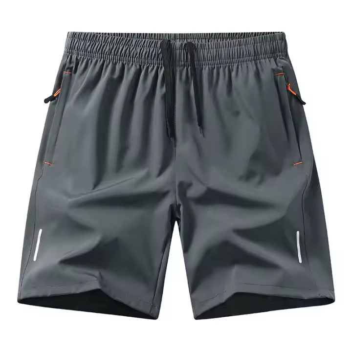 Pantalones Cortos Atléticos para Hombres Delgados de Verano, Estilo Casual, Talla Grande, Correr Suelto, Secado Rápido de Seda de Hielo - 1