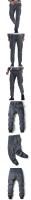 Pantalón cargo en algodón pleine longueur pour hommes, survêfun de travail masculin, jogging décontracté, streetwear d 'outillage, FJJ, automne - details 7