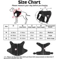 Chaleco con correa para mascotas, ropa para exteriores, Color sólido, con asas para perros grandes XL - details 5