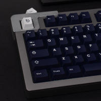 Tecla de doble disparo para teclado mecánico, accesorio con personalidad personalizada en inglés, de 132 teclas, modelo G clon Deep Navy, 61/87/104 - details 2
