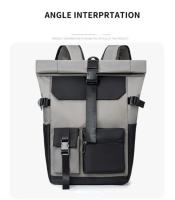 Mochila impermeable para deportes al aire libre para hombre, bolsa enrollable para ordenador portátil, viaje al aire libre, campamento - details 20
