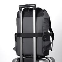 Mochila para ordenador portátil de alta calidad para hombre, morral grande de piel sintética, resistente al agua, con carga USB, para negocios, urbano - details 10