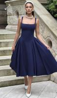 Vestido de chaleco de color sólido de ropa de mujer europea y americana - details 4