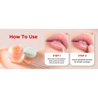 Vita Mask Exfoliante labial vegano coreano y tratamiento exfoliante durante la noche para labios secos y agrietados Hidratante, voluminizador y suavizante - Glaseado - details 8