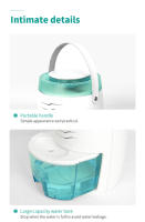 Deshumidificador Eléctrico de 1,2 L para el Hogar, Silencioso, con luz LED de 3 Colores - details 6