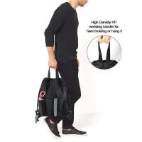 Bolsa de gimnasio deportiva de nailon, mochila ultraligera con cordón de gran capacidad, correas ajustables, mochila portátil multifuncional para senderismo - details 10