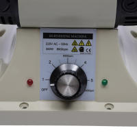 Pulidora eléctrica de cuero, herramienta de molienda de bordes de cuero, 0-8000RPM, ajustable, 220V, 350W, estándar de la UE, 32x18x18cm - details 3
