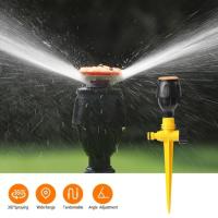 Aspersor de jardín con rotación de 360 °, sistema de riego automático agrícola, rociador de césped - details 0