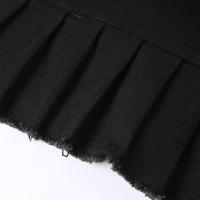 BUNO-minifaldas irregulares con volantes estéticos góticos para mujer, ropa de calle Fairycore, faldas vaqueras de tiro bajo Y2K Dark Academia 2025 - details 12