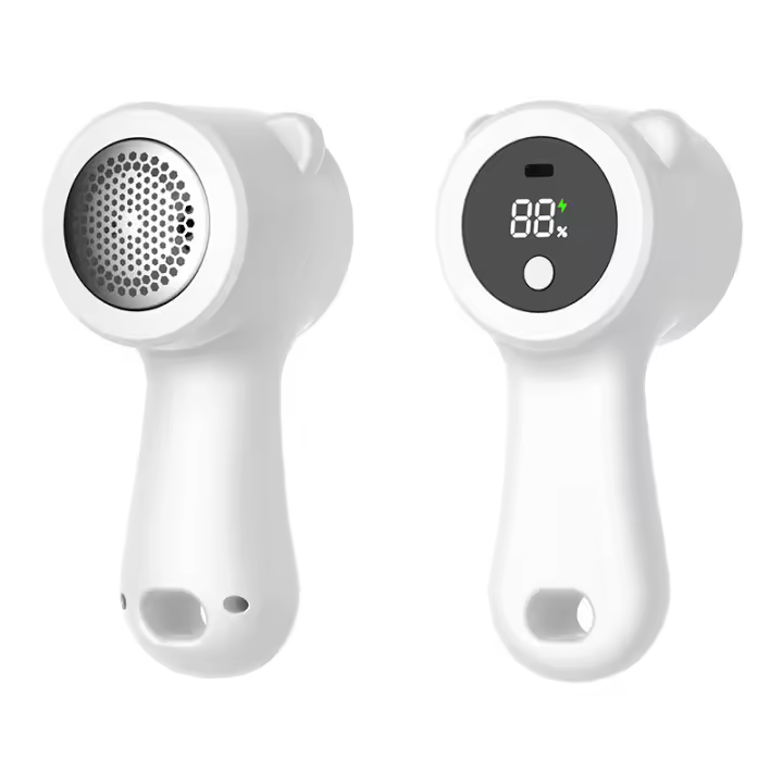 Recortadora de bolas de pelo con pantalla Digital, afeitadora de tela recargable para el hogar, eliminador de pelusas, eliminador de pelo portátil - 1