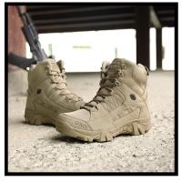 Botas Tácticas para Hombre Suela de Goma Resistente al Desgaste Forro de Cuero - details 7