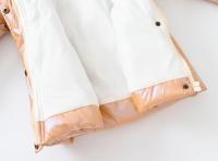 Manténgase abrigado y parece con estilo: chaqueta térmica con capucha para niña con acolchado alternativo de plumón para invierno - details 50