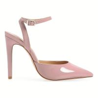 Zapatos De Tacón Alto Con Punta En Punta Para Mujer, Sandalias De Tacón De Aguja Con Correa De Hebilla En El Tobillo - details 4