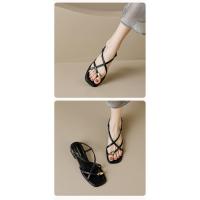 Sandalias mujer verano exterior desgaste verano tacón grueso estilo de hadas punta zapatos correas tacones altos mujer - details 10