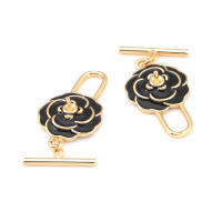 Pulsera de Tirantes Geométricos de Latón Dorado 18K Clasps para Hacer Joyería DIY - details 35