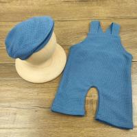2 unids/set tre ropa de recién nacido correas estudio bebé foto accesorios sombrero monos tres fotografía - details 11