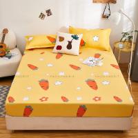 Sábana Ajustable Impermeable Cubierta de Cama Elástica Amigable con la Piel Estilo Floral - details 19