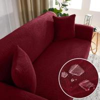Fundas de sofá impermeables para sala de estar, cubierta gruesa de Jacquard para sofá esquinero en forma de L, 1/2/3/4 - details 10