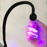 Secador de uñas LED para uñas de Gel, lámpara de uñas de Gel de 2W, Mini Luz de esmalte de uñas con cuello de cisne, lámpara de curado UV portátil para detección de manchas - details 9