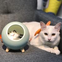 Luz LED de noche creativa para mascotas, lámpara de decoración de mesa recargable por USB para dormitorio, regalos para niños, Pequeño gato - details 11