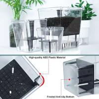 Maceta de flores transparente para jardín, maceta de plástico con autorriego, macetas transparentes para plantas de interior - details 2