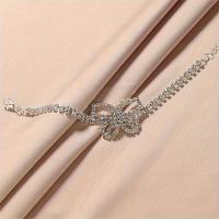 Esponja de diseño de mariposa de aleación hueca para mujer, joyería de moda para uso en verano, 1 unidad - details 2