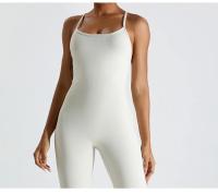 Traje de Yoga para Mujer Casual de Un Piezo con Efecto Adelgazante para Danza y Gimnasio Ropa Deportiva de Nylon Ideal para Primavera y Verano - details 7