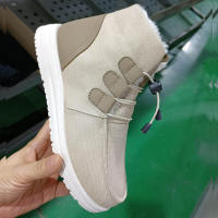5 pares de zapatos de nieve de un pedal con banda elástica para estudiantes cálidos de tubo medio de algodón - details 3