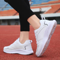Zapatillas de deporte de cuero para mujer, zapatos deportivos ultraligeros de talla grande, primavera y otoño - details 16