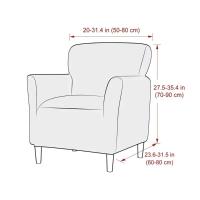 Funda para silla de baño, fundas elásticas para sofá y sillón, fundas elásticas para sofá individual para estudio, Bar y mostrador - details 1