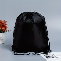 Mochila de poliéster con cordón, bolsa de almacenamiento ligera y plegable - details 6