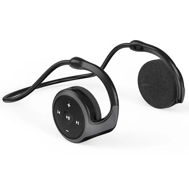 Auriculares deportivos inalámbricos plegables A23, audífonos con Bluetooth, Sonido Envolvente 8D, graves pesados, música Hifi, micrófono, soporte FM/tarjeta TF, originales - 1