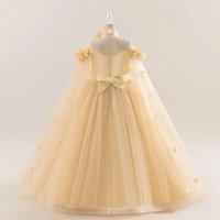 Elegante Vestido de Baile de Tul Diseño de Flores de Esponja para Bodas y Fiestas - details 25