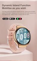 2025 nueva pantalla amoled de 1,27 pulgadas llamada Bluetooth NFC asistente de voz GPS seguimiento de movimiento frecuencia cardíaca monitoreo del sueño para relojes de salud inteligentes Android e ios, regalo exclusivo para mujeres - details 6
