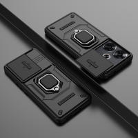 Funda para Xiaomi POCO F6 5G rígida a prueba de golpes Funda de protección de lente deslizante con soporte - details 5