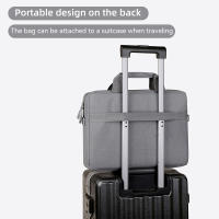 Funda para portátil de 14 y 15.6 pulgadas, estuche para Macbook Air Pro, tableta, impermeable, portátil, bolsa de transporte de viaje, bolso para computadora - details 7