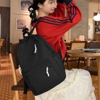 Mochila Pequeña Y Fresca Para Estudiantes, Morral De Color Sólido, Informal, A La Moda, Para Estudiantes Universitarios - details 6