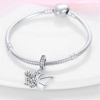 Perla de cereza rosa mágica en plata para pulsera DIY de 3mm, joyería para mujer, regalo de cumpleaños con piedra principal Natural - details 12