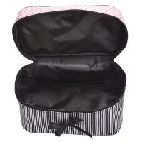 Bolsas de Maquillaje a Rayas con Lazo Neceser de Viaje para Mujer Organizador de Aseo de Belleza - details 10