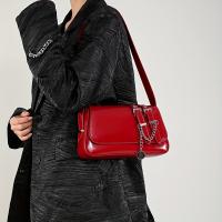 Bolso Cruzado Retro de Cadena Monedero de Antiguo Estilo para Mujeres con Múltiples Compartimentos, Cierre Magnético, Forro de Poliéster, Bolso Cruzado Casual Negro/Marrón/Blanco/Rojo/Café - details 14
