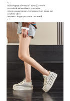 Nuevas Zapatillas Blancas Transpirables y Aumentadas Zapatos Casuales Versátiles para Mujeres - details 13