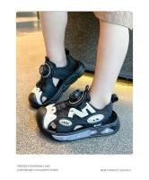 Sandalias de moda para niños, zapatos de verano para niños, antipatadas, botones giratorios, recortes, huecos, playa, suave, 26-37 - details 12