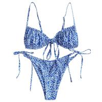 Bikini Bandeau para mujer, traje de baño brasileño, ropa de playa Sexy, traje de baño Push-Up, trajes de baño, pantalones cortos y conjunto de Top corto para adolescentes - details 6