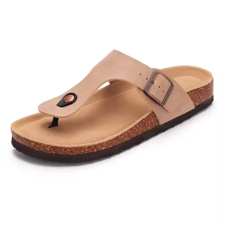 Zuecos para Hombres Sandalias de Verano Zapatillas de Corcho Mulas Unisex - 1