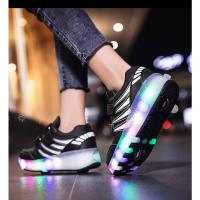 Zapatos de Ruedas Baozou Modelos Sencillos y Dobles Automáticos LED de Luz - details 58