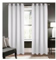 Cortina visol translúcida 100% poliéster para salón y dormitorio.140x260cm.1 panel. - details 0